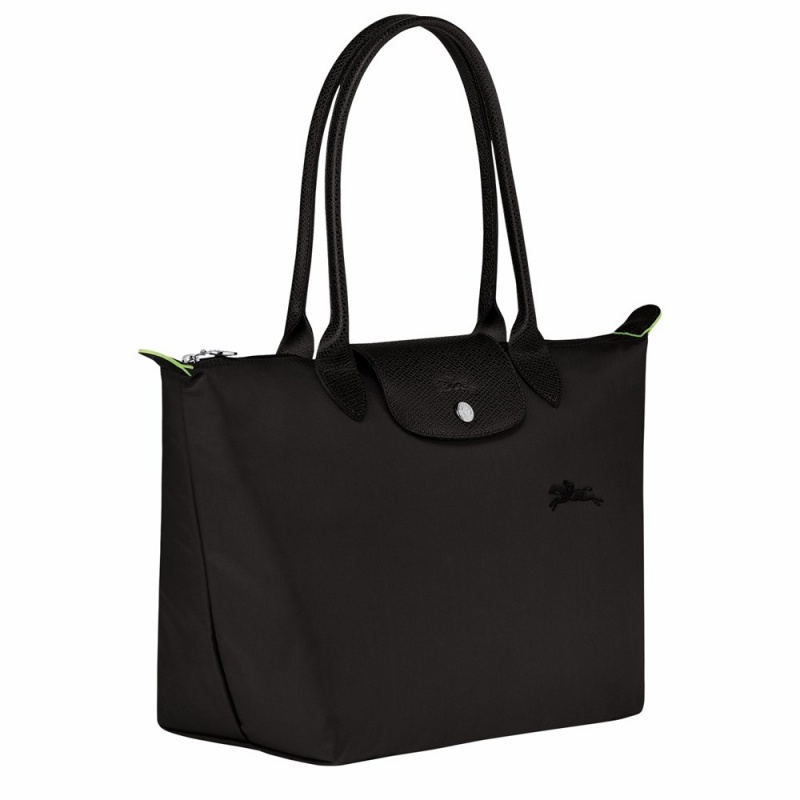 Black Longchamp Le Pliage M Women's Shoulder Bags
